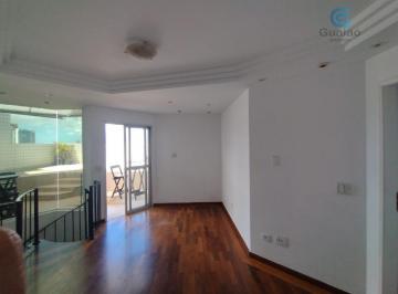 Apartamento · 147m² · 3 Quartos · 2 Vagas · Alugo Cobertura Duplex, 03 Dormitórios, Encruzilhada, Santos, Sp