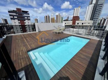 Apartamento · 58m² · 2 Quartos · 2 Vagas · Apartamento Para Locação Em João Pessoa, Manaíra, 2 Dormitórios, 1 Suíte, 2 Banheiros, 2 Vagas
