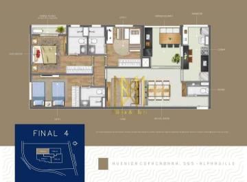 af57814f454874b71986531bf4b1db20.jpg · Apartamento Com 3 Dormitórios À Venda, 97 m² por R$1.200.000 - Alphaville - Barueri/sp