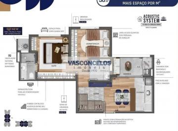 Apartamento · 56m² · 2 Quartos · Apartamento Em Vila Industrial, São José Dos Campos/sp de 56 m² 2 Quartos À Venda por R$523.571
