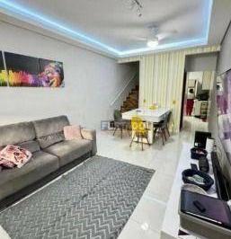 Casa · 126m² · 3 Quartos · 2 Vagas · Sobrado Com 3 Dormitórios À Venda, 126 m² - Vila Linda - Santo André/sp