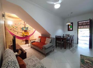 SALA 02 AMBIENTES · Casa Sobreposta Para Venda Em Guarujá, Jardim Primavera, 3 Dormitórios, 1 Suíte, 2 Banheiros, 1 Vaga