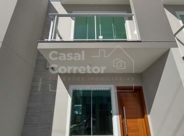 Casa · 75m² · 2 Quartos · 2 Vagas · Sobrado Com Duas Suítes No Loteamento Florence
