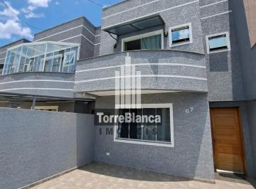 Casa · 80m² · 3 Quartos · 2 Vagas · Sobrado Em Uvaranas, Ponta Grossa/pr de 80 m² 3 Quartos Para Locação R$1.850,00/mes