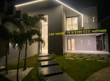 Casa de 4 quartos, Feira de Santana · Leo Vende, Casa No Papagaio, 4 Suítes, Closet, Piscina, Goumert