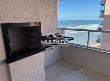 Apartamento · 83m² · 2 Quartos · 2 Vagas · Apartamento 2 Dormitórios (1 Suítes) Na Praia Grande – Caiçara, Vista Para o Mar | Varanda Gourmet E