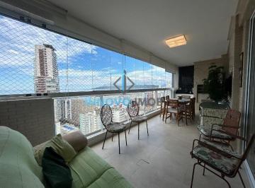Apartamento · 176m² · 3 Quartos · 4 Vagas · Apartamento de Alto Padrão Com 176 m², 3 Suítes, Varanda Gourmet E Vista Mar À Venda Na Pompéia Em Sa
