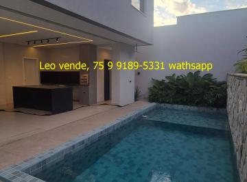 Casa de 4 quartos, Feira de Santana · Leo Vende, Casa Bairro Papagaio, 4 Suítes, Closet, Piscina, Goumert