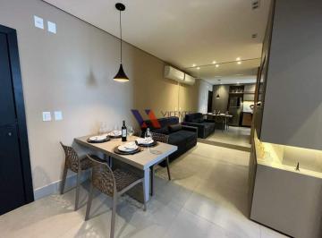 Vista sala jantar e estar · 2 Flats Mobiliados No Rosário Business &amp; Home – Invista Com Boa Rentabilidade
