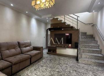 Casa · 190m² · 3 Quartos · 3 Vagas · Sobrado Com 3 Dormitórios À Venda, 190 m² por R$1.090.000 - Jardim Bom Clima