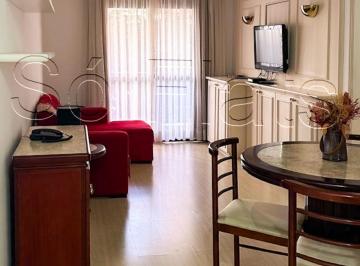 Apartamento · 43m² · 1 Quarto · 1 Vaga · Flat Mobiliado À Venda No Jardim Paulista Com 43 m² Próximo À Av Paulista