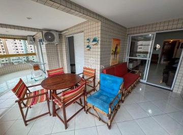 Apartamento · 135m² · 3 Quartos · 2 Vagas · Apartamento de 3 Quartos Com Vista Para o Mar À Venda Na Aviação, Praia Grande