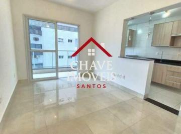 Apartamento · 52m² · 1 Quarto · 1 Vaga · Apartamento Em Embaré, Santos/sp de 52 m² 1 Quartos Para Locação R$4.200,00/mes