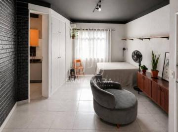 Sala · Apartamento (Kitnete) 1 Dormitórios, Cozinha Planejada, Portaria 24 Horas, Elevador, Em Condomínio F