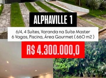 Casa · 660m² · 6 Quartos · 6 Vagas · Casa Em Alphaville I - 6/4
