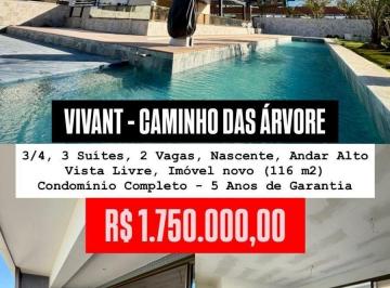 Apartamento · 116m² · 3 Quartos · 1 Vaga · Vivant Caminho Das Árvores - 3/4 Com Suites