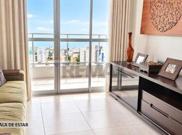 Apartamento · 118m² · 3 Quartos · 4 Vagas · Apartamento Mobiliado Para Locação Em Tambaú | 117,83 m², Vista Mar E 4 Vagas