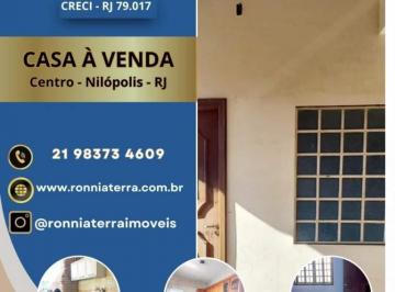 Casa · 160m² · 4 Quartos · 4 Vagas · Casa Em Centro, Nilópolis/rj de 160 m² 4 Quartos À Venda por R$377.000
