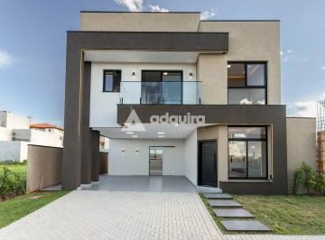 Casa · 215m² · 3 Quartos · 2 Vagas · Casa Em Uvaranas, Ponta Grossa/pr de 215 m² 3 Quartos À Venda por R$1.350.000