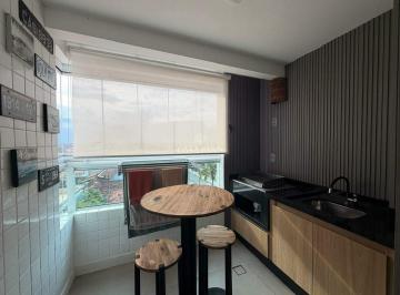 Apartamento · 43m² · 1 Quarto · 1 Vaga · Apartamento À Venda No Balneário Flórida, Praia Grande, Com 1 Suíte E Varanda Gourmet
