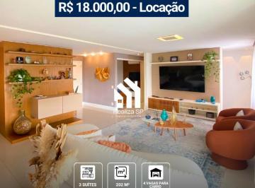 Apartamento · 202m² · 3 Quartos · 1 Vaga · Apartamento Para Locação 202 m² Condomínio Eredita Tamboré Sp