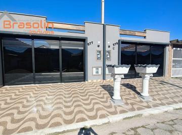 Casa · 65m² · 2 Quartos · 2 Vagas · Casa Nova Em Mongaguá! Oportunidade Localizada No Bairro Vera Cruz!