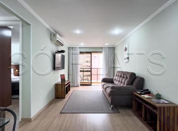 Apartamento · 46m² · 1 Quarto · 1 Vaga · Flat Em Cerqueira César, São Paulo/sp de 46 m² 1 Quartos Para Locação R$3.800,00/mes