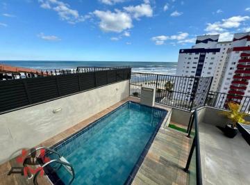 Apartamento · 203m² · 3 Quartos · 2 Vagas · Cobertura Em Cidade Ocian, Praia Grande/sp de 203 m² 3 Quartos À Venda por R$850.000