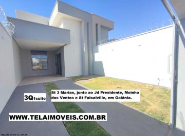 Casa · 160m² · 3 Quartos · 3 Vagas · Casa Em Setor Três Marias, Goiânia/go de 160 m² 3 Quartos À Venda por R$499.980