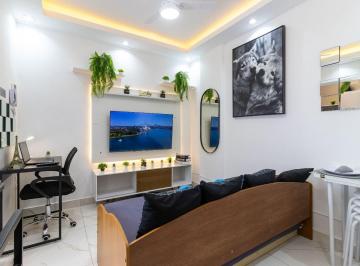 Apartamento · 33m² · 1 Quarto · 1 Vaga · Kitnet Em Vila Guilhermina, Praia Grande/sp de 33 m² 1 Quartos Para Locação R$2.300,00/mes
