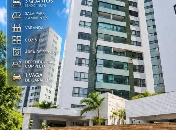 Apartamento de 3 quartos, Recife · Apartamento Com Aproximadamente 90 m², 3 Quartos Sendo 1 Suíte, Dep Comp, 1 Vaga!