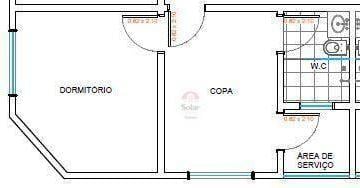 Apartamento · 30m² · 1 Quarto · Apartamento Para Alugar Em Centro de 30.00 m² Com 1 Quarto