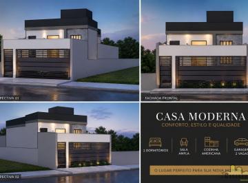 Casa · 140m² · 2 Quartos · 2 Vagas · Casa Em Parque Dos Príncipes, Jacareí/sp de 0 m² 2 Quartos À Venda por R$380.000