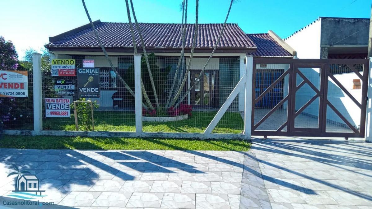 Casa Para Venda Em Imbé, Centro, 3 Dormitórios, 1 Suíte, 1 Banheiro, 1 Vaga