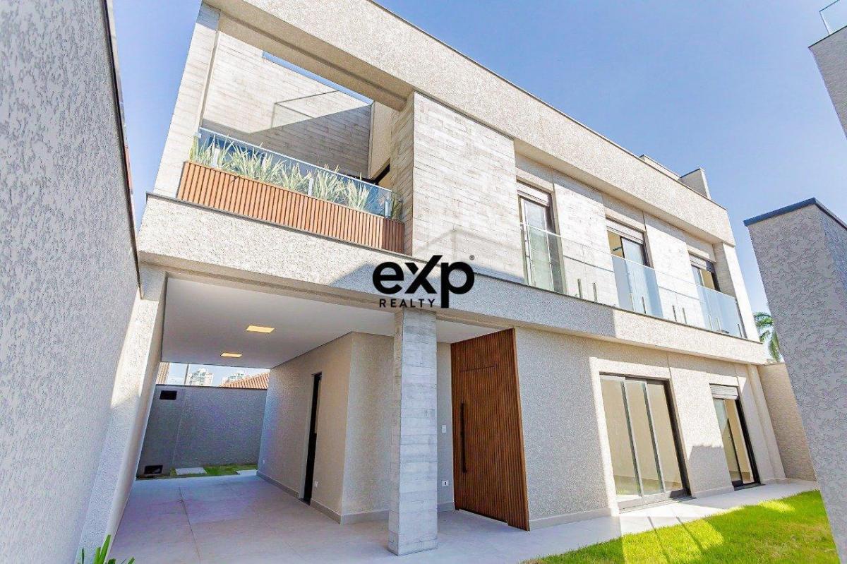 Sobrado Alto Padrão - Ecoville, 212 m², 4 Quartos, 5 Banheiros E Terraço Gourmet Com Jacuzzi