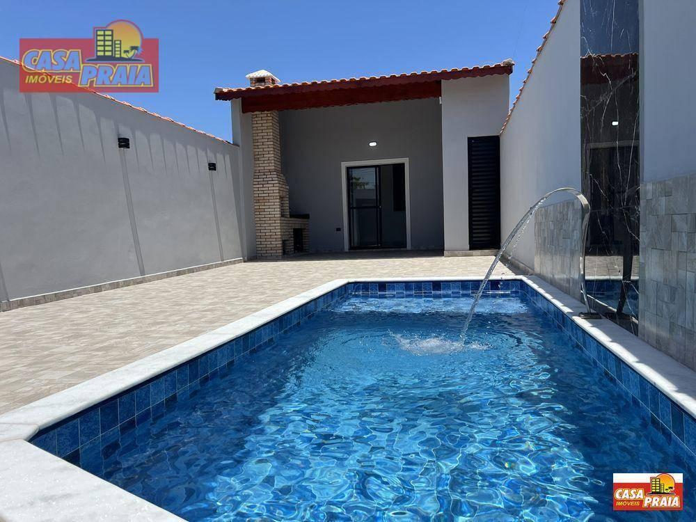 Casa Com Piscina 2 Quartos Aceita Financiamento 83 m² por R$429.900 - Jussara - Mongaguá/sp