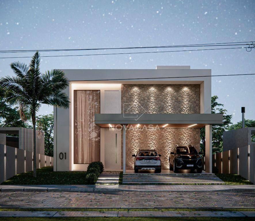 Casa Com 4 Dormitórios À Venda, 282 m² por R$2.300.000 - Condomínio Gran Park Toscana - Vespasiano/
