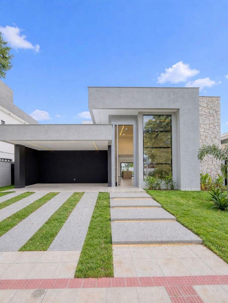 Casa Linear de Alto Padrão 4 Quartos No Alphaville Jacuhy – R$2.850.000